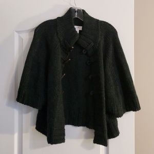 Green bulky cardigan